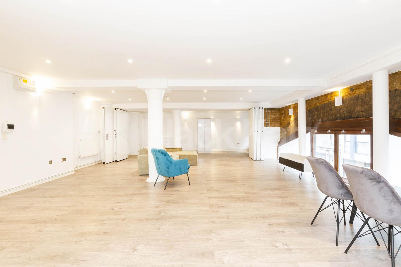 974sqt of loft space available in this large one bedroom warehouse conversion  Springfield House lofts - Tyssen Street, Dalston